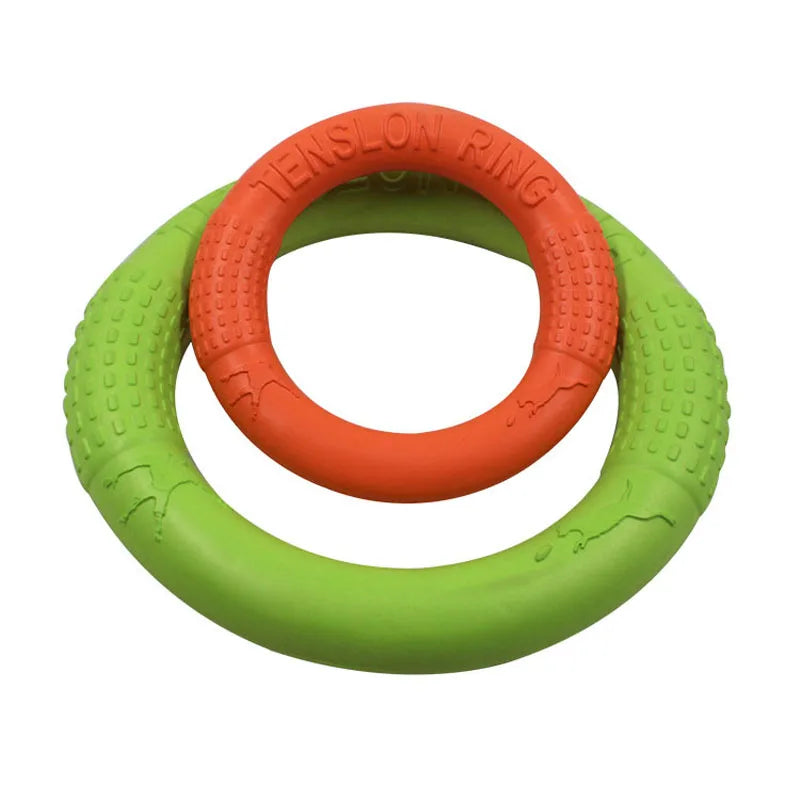 🛸 EVA Pet Flying Disc Ring – Bite-Resistant, Floating Dog Toy for Training & Outdoor Play
