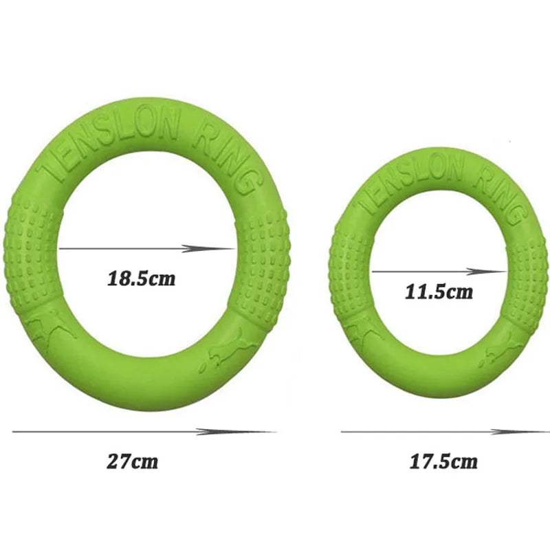 🛸 EVA Pet Flying Disc Ring – Bite-Resistant, Floating Dog Toy for Training & Outdoor Play