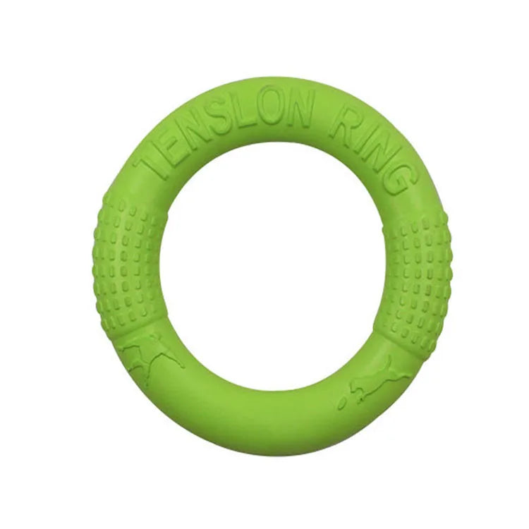 🛸 EVA Pet Flying Disc Ring – Bite-Resistant, Floating Dog Toy for Training & Outdoor Play