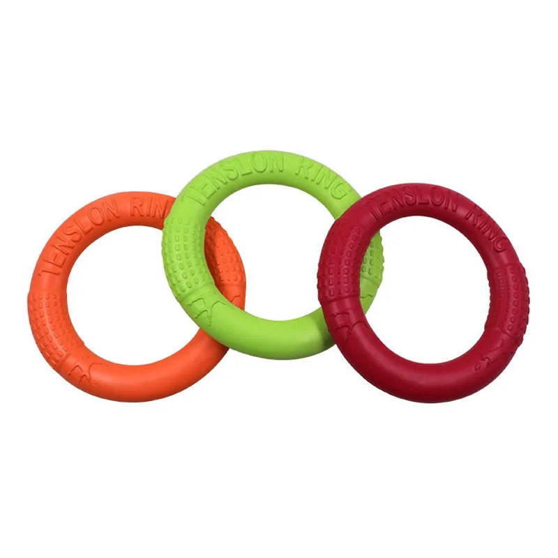 🛸 EVA Pet Flying Disc Ring – Bite-Resistant, Floating Dog Toy for Training & Outdoor Play