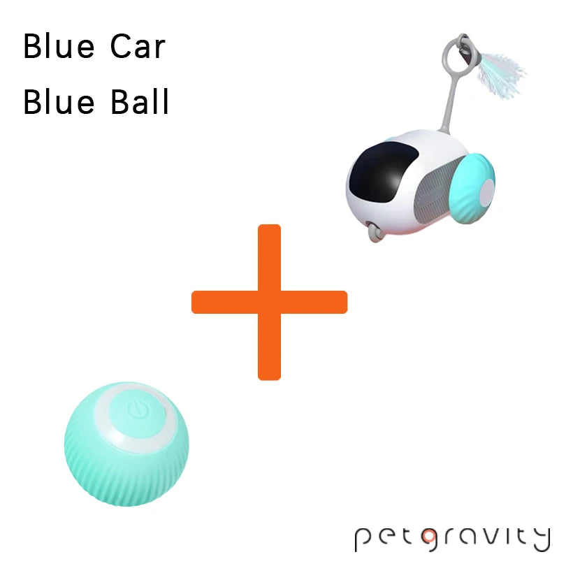 🚗 Smart Interactive Pet Car Toy – Remote-Controlled Fun for Cats and Dogs