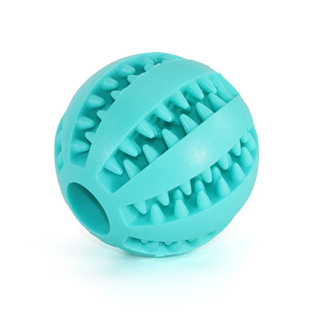 🐾 Silicone Interactive Dog Chew Ball – Bite-Resistant and Tooth-Cleaning Toy (5/6/7cm Sizes)