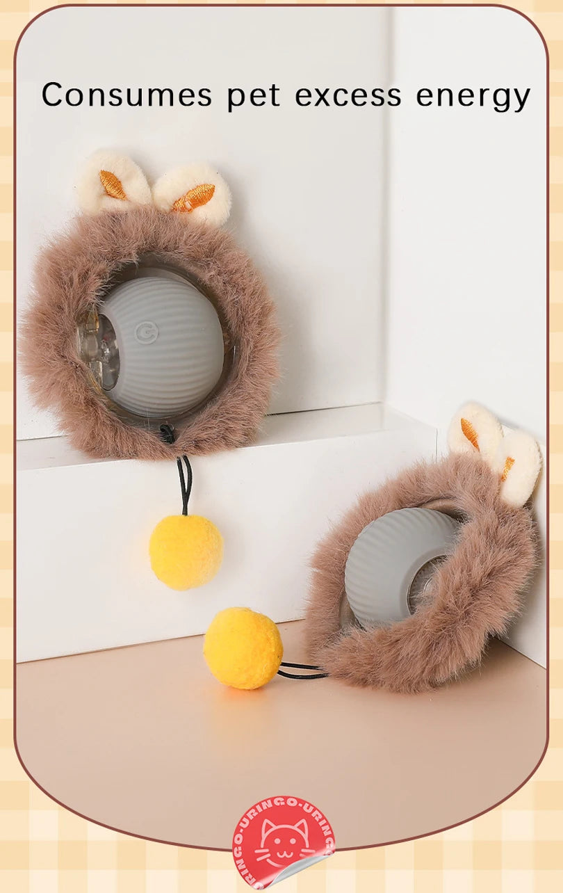 🐱 Motion-Activated Rolling Cat Toy – Fast Hide and Seek Fun for Cats