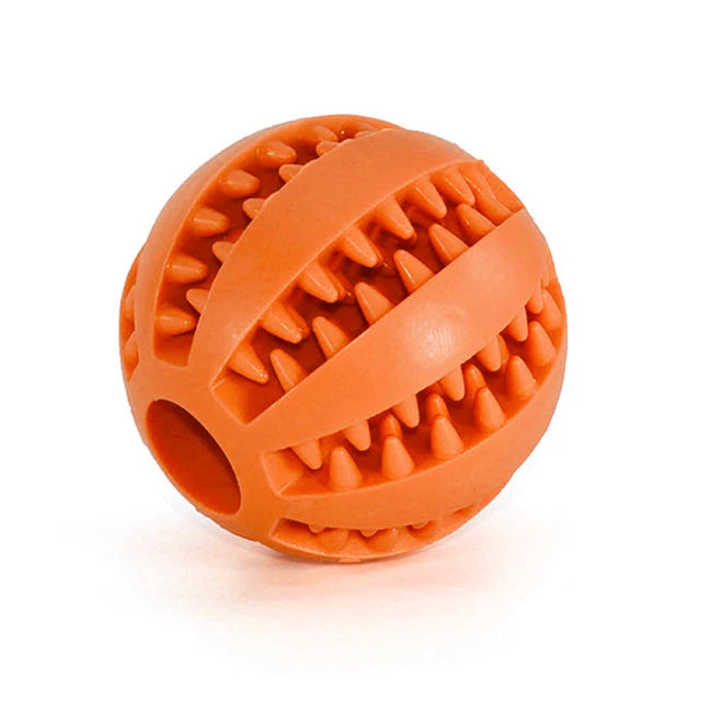 🐾 Silicone Interactive Dog Chew Ball – Bite-Resistant and Tooth-Cleaning Toy (5/6/7cm Sizes)