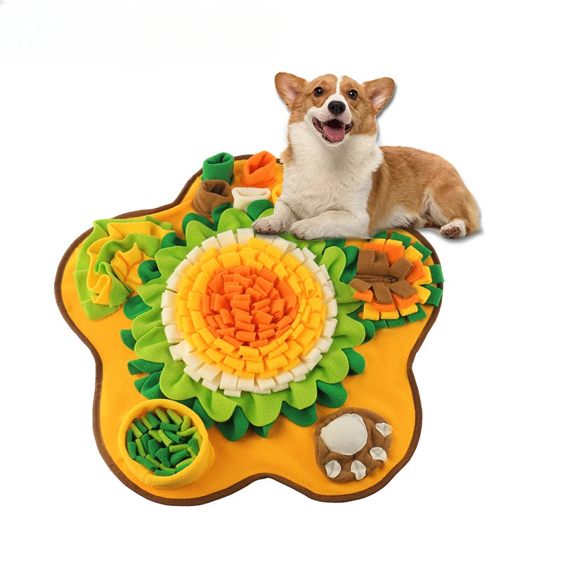 Multi-Functional Sniff Mat – Dog Feeding, Treat Dispenser & Game in One