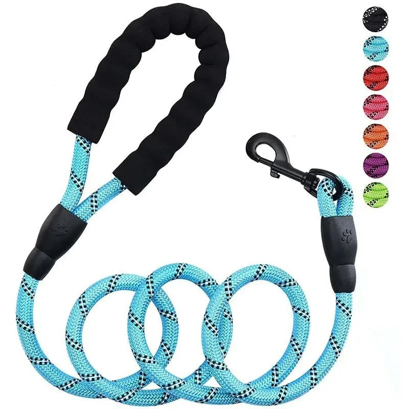 🦮 150cm Strong Dog Leash – Reflective & Heavy-Duty for All Dog Sizes