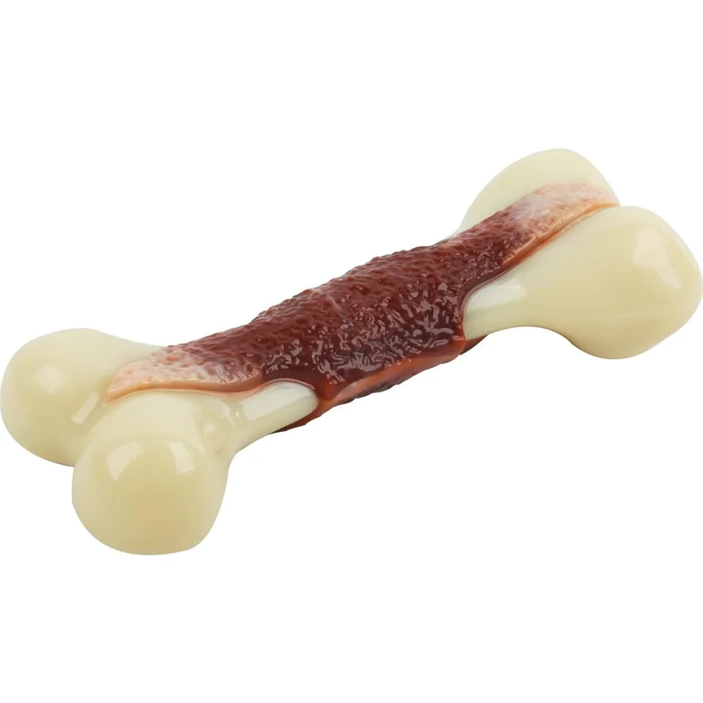 🦴 All For Paws Indestructible Nylon Bone – Beef-Flavored Chew Toy for Aggressive Chewers