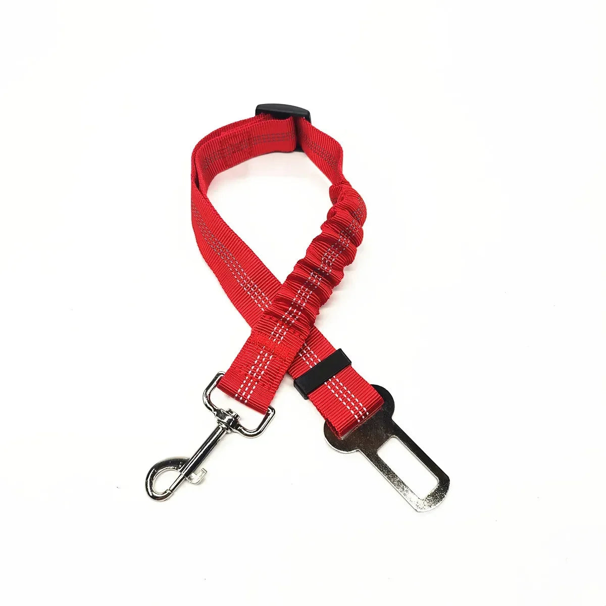 🚗 Adjustable Pet Car Seat Belt – Safety Harness Lead Clip for Dogs & Cats