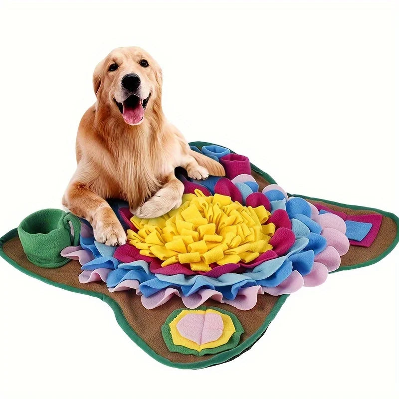 🐾 Pet Sniffing Training Mat – Stress Relief & Slow Feeding Blanket for Dogs and Cats