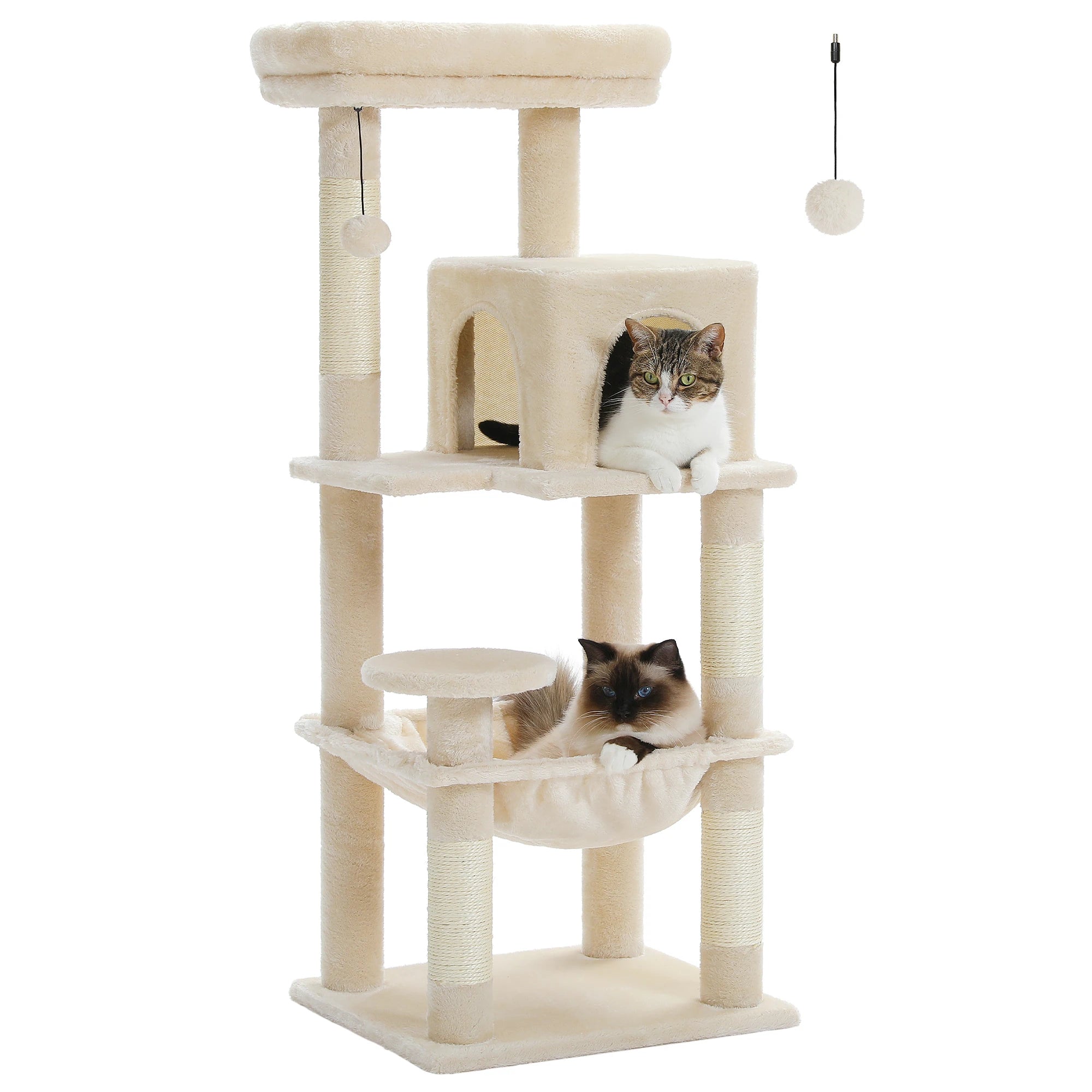 🐱 Multi-Level Luxury Cat Tree – Scratching Post Tower with Condo House for Indoor Cats