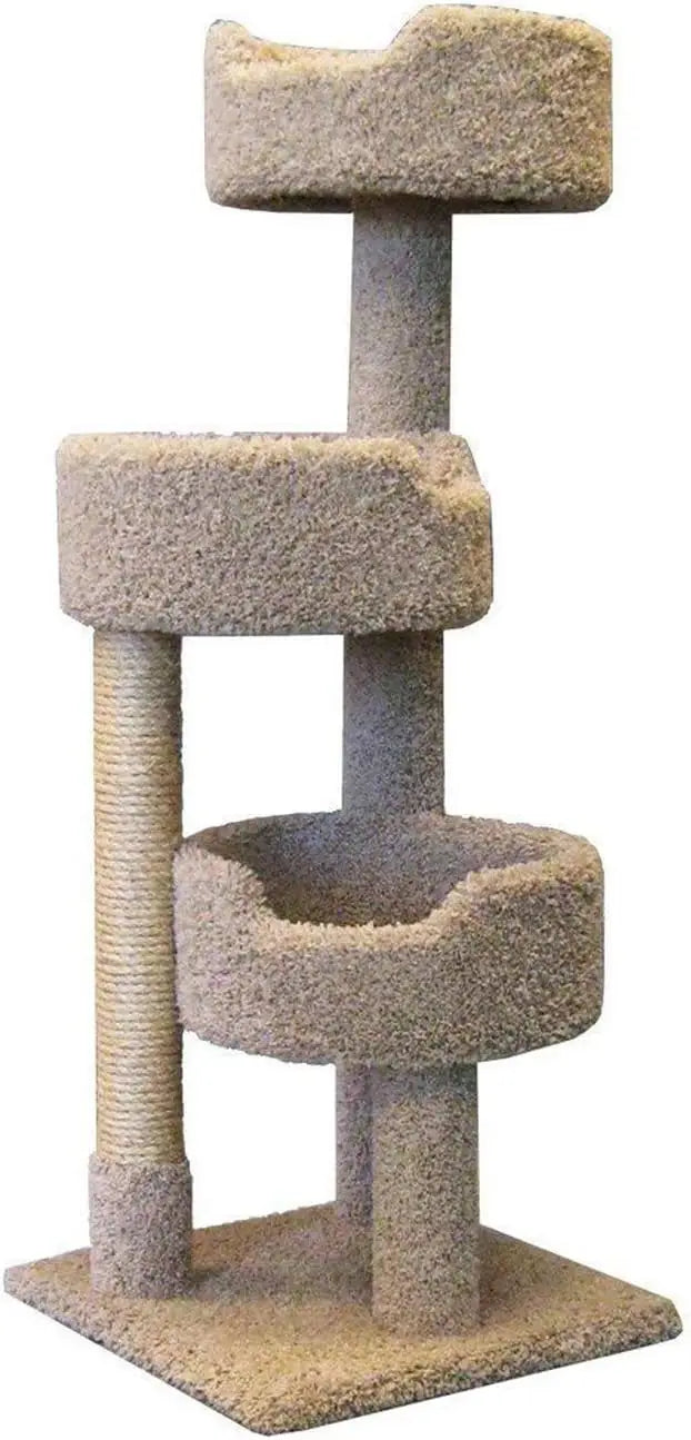 🏰 Deluxe Multi-Level Cat Tower – Spacious Tree for Large Cats with Perches & Scratching Posts