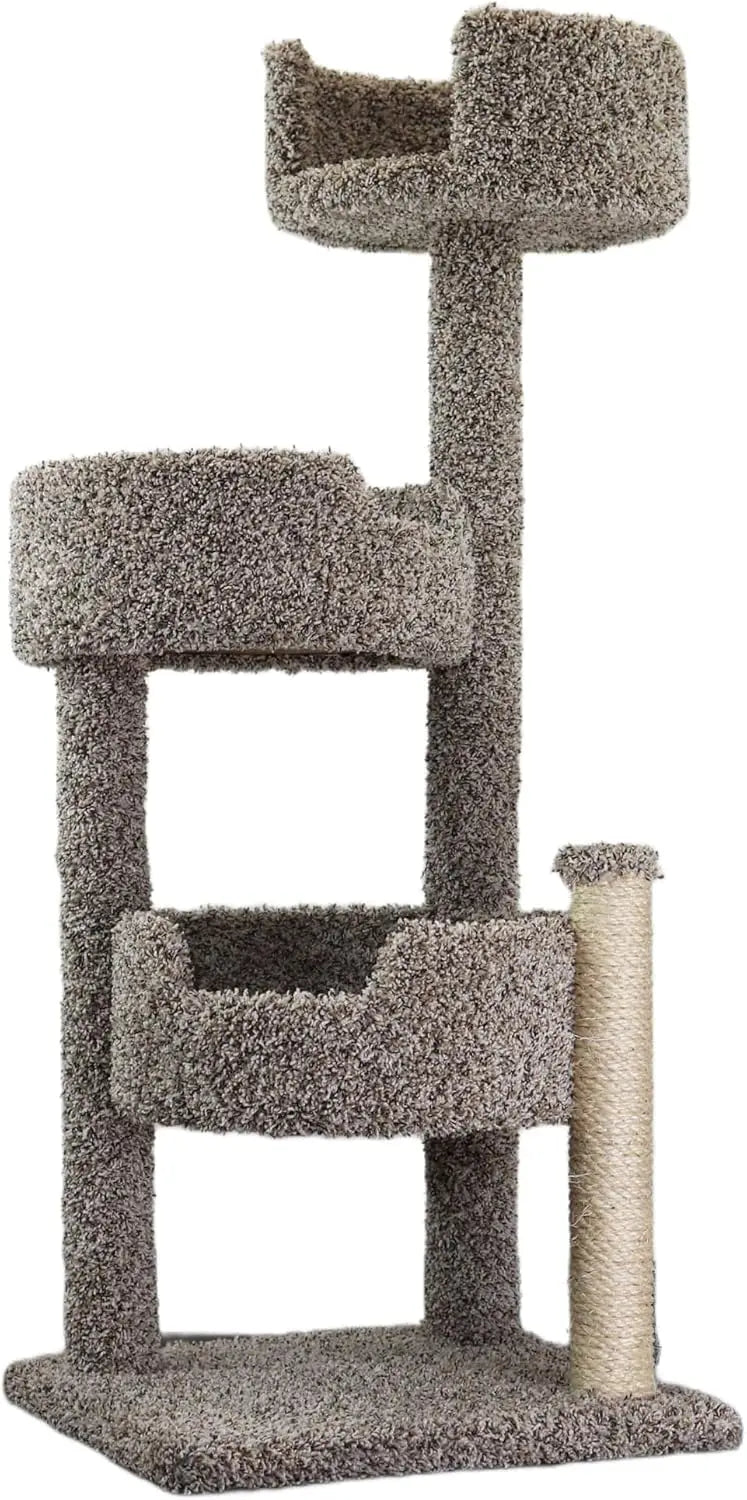 🏰 Deluxe Multi-Level Cat Tower – Spacious Tree for Large Cats with Perches & Scratching Posts