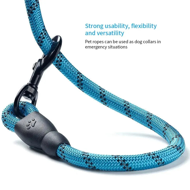 🦮 150cm Strong Dog Leash – Reflective & Heavy-Duty for All Dog Sizes