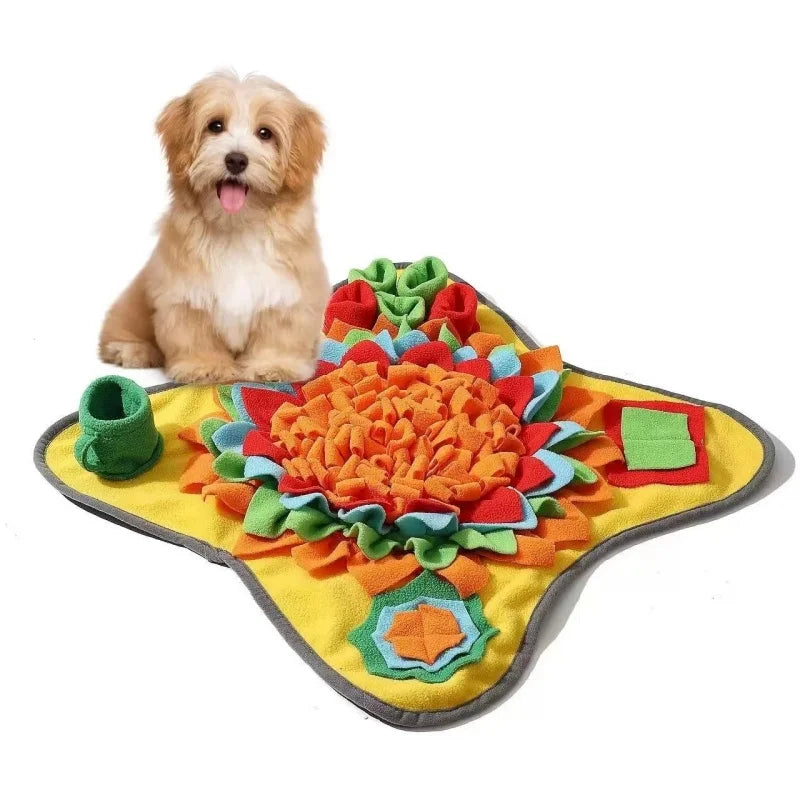 🐾 Pet Sniffing Training Mat – Stress Relief & Slow Feeding Blanket for Dogs and Cats