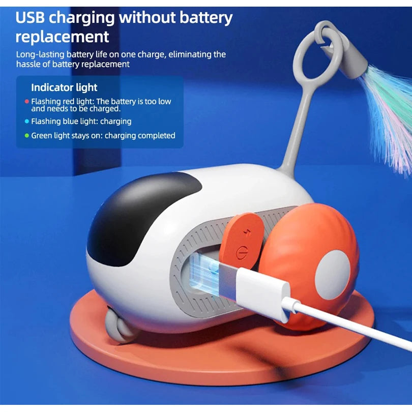 🚗 Smart Interactive Pet Car Toy – Remote-Controlled Fun for Cats and Dogs