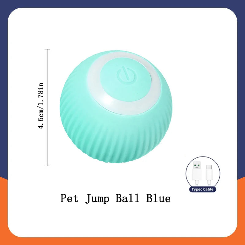 ⚡ Smart Interactive Dog and Cat Toy Ball – USB Rechargeable Moving & Bouncing Ball for Pets