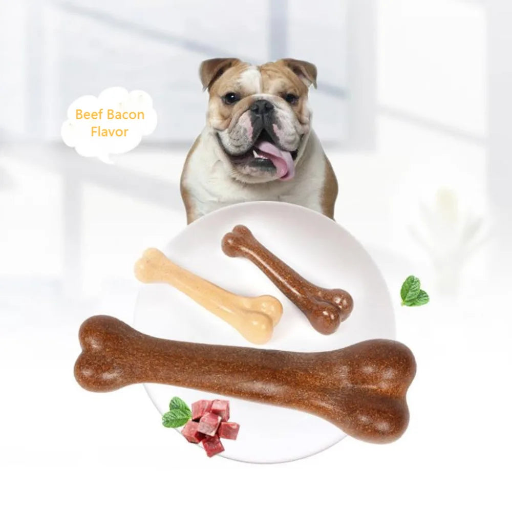 Nearly Indestructible Dog Bone Chew Toy – Natural, Non-Toxic & Dental-Friendly