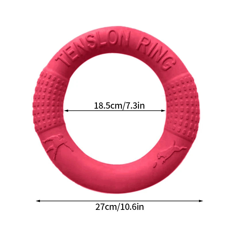 🎯 Dog Training Ring Puller Toy – Chewable Flying Disk for Outdoor Play &amp; Training