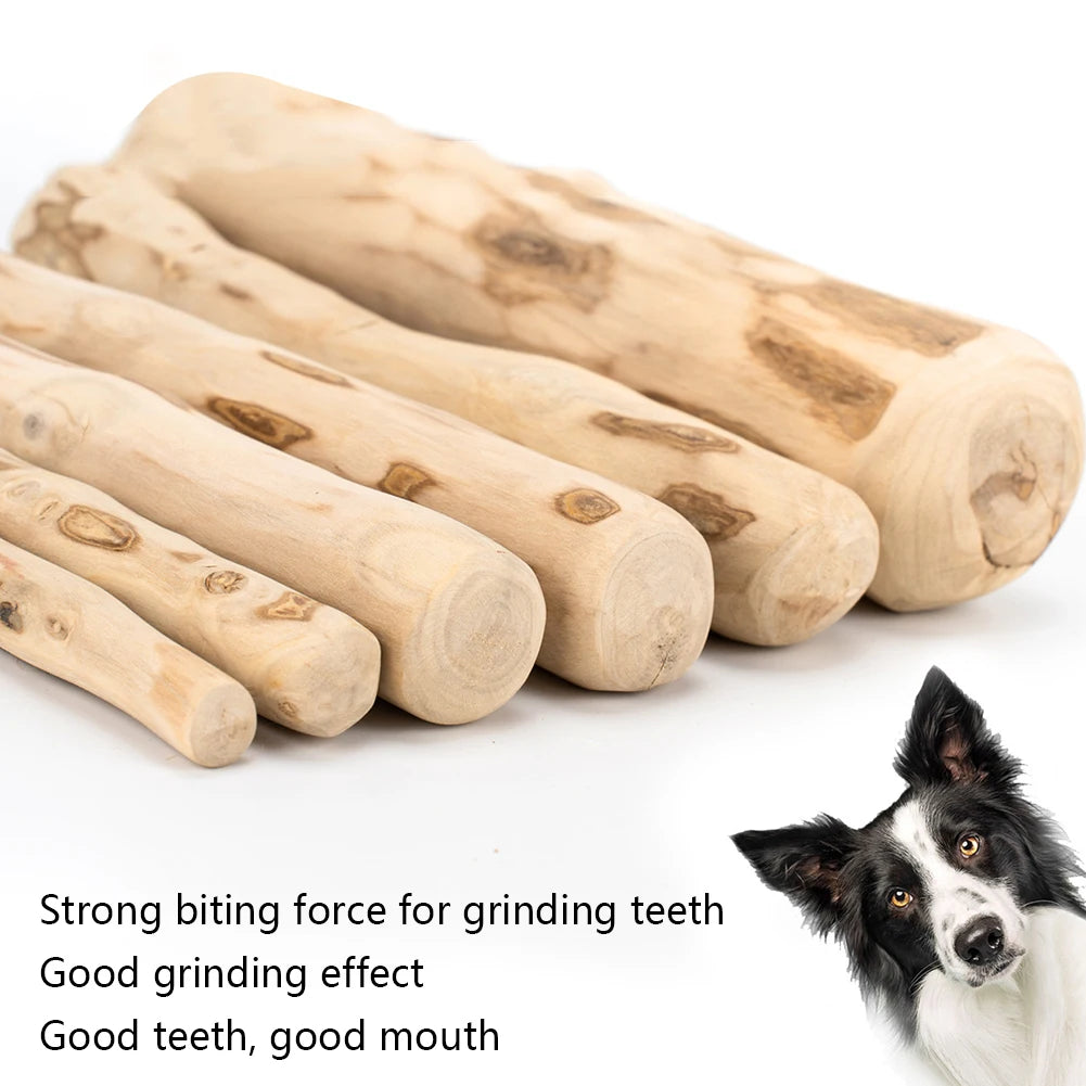 Coffee Wood Dog Chew Stick – Natural, Bite-Resistant Teeth Grinding Toy