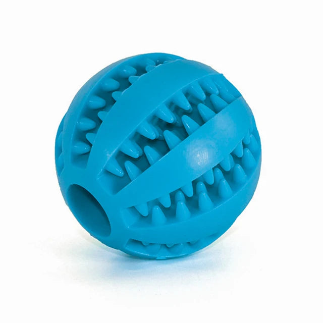 🐾 Silicone Interactive Dog Chew Ball – Bite-Resistant and Tooth-Cleaning Toy (5/6/7cm Sizes)