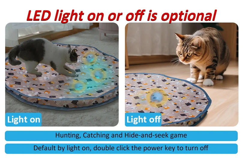 🐱 Motion-Activated Rolling Cat Toy – Fast Hide and Seek Fun for Cats