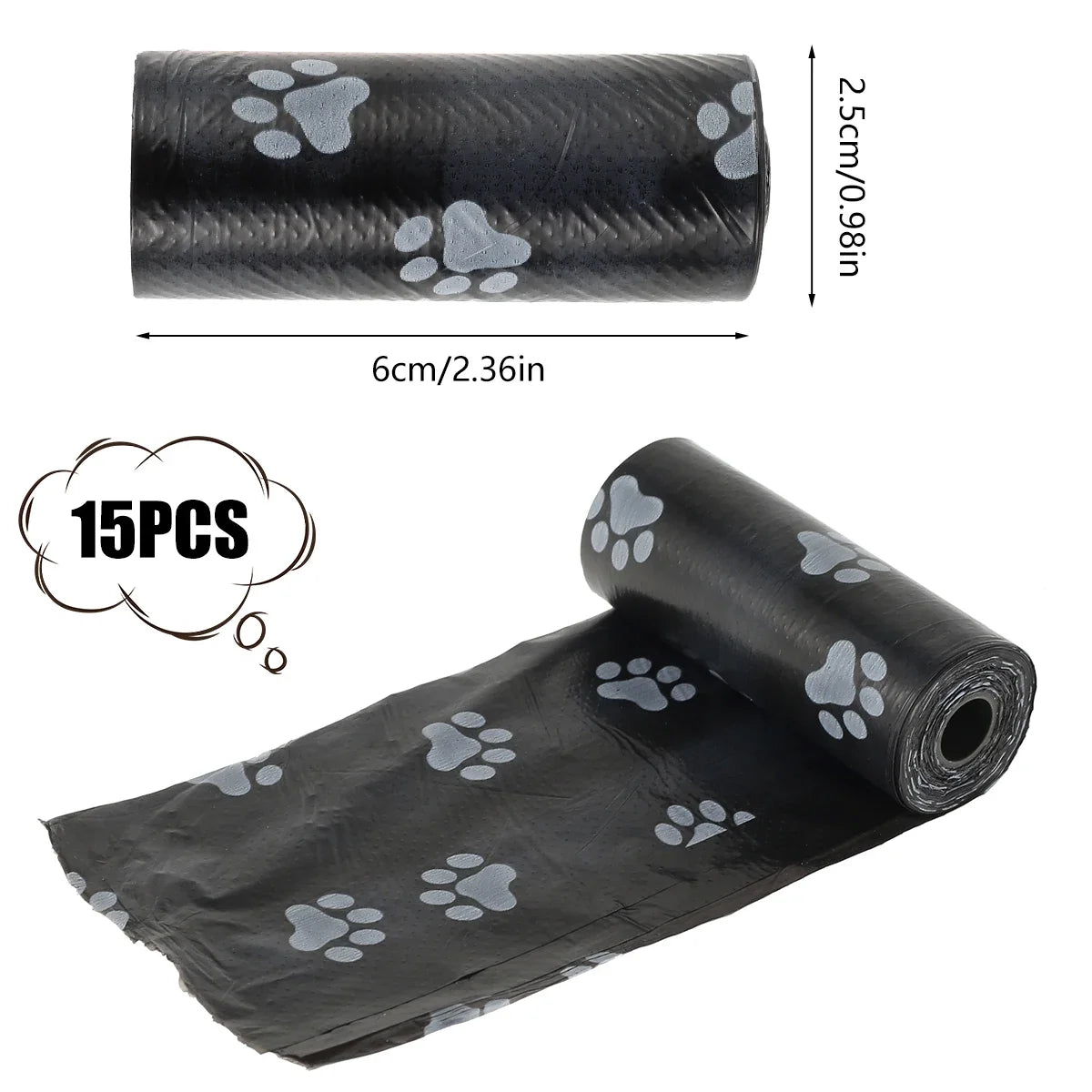 💩 Dog Poop Bags with Dispenser – 10/30/50 Roll Packs of Leak-Proof Pet Waste Bags