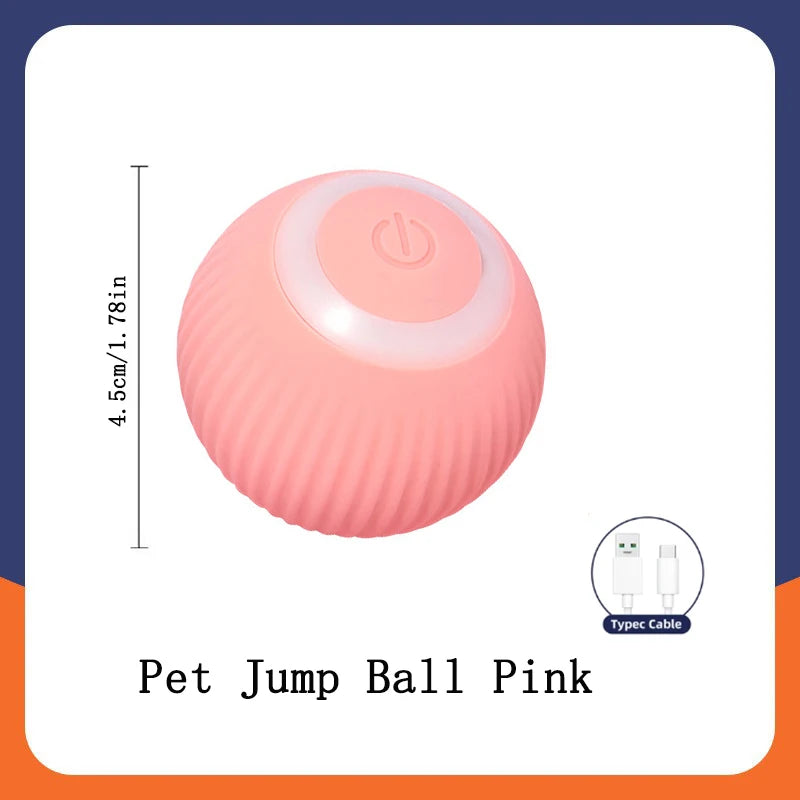 ⚡ Smart Interactive Dog and Cat Toy Ball – USB Rechargeable Moving & Bouncing Ball for Pets