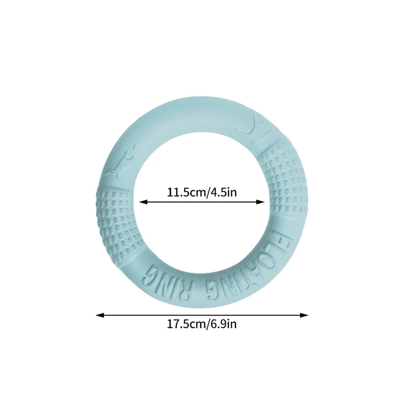 🎯 Dog Training Ring Puller Toy – Chewable Flying Disk for Outdoor Play &amp; Training