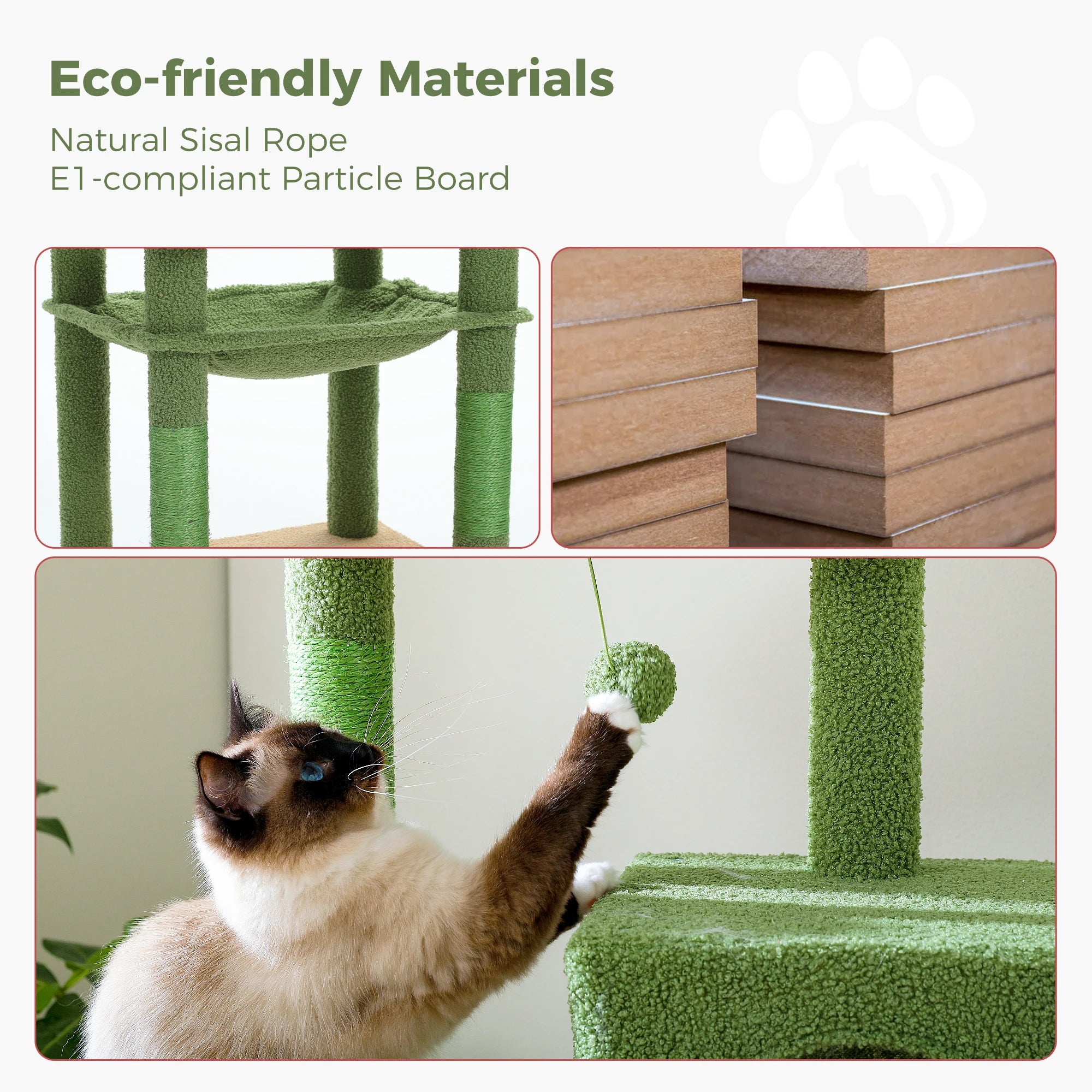 🐱 Multi-Level Luxury Cat Tree – Scratching Post Tower with Condo House for Indoor Cats