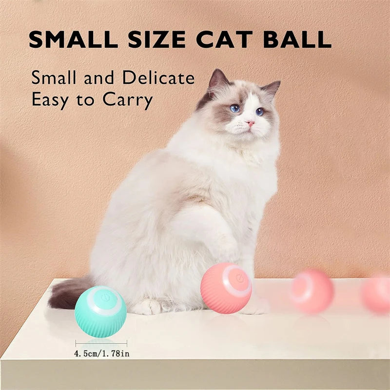 ⚡ Smart Interactive Dog and Cat Toy Ball – USB Rechargeable Moving & Bouncing Ball for Pets