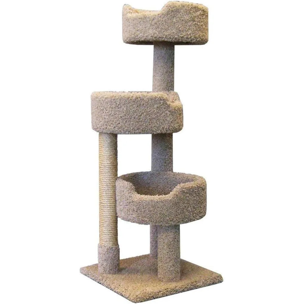 🏰 Deluxe Multi-Level Cat Tower – Spacious Tree for Large Cats with Perches & Scratching Posts
