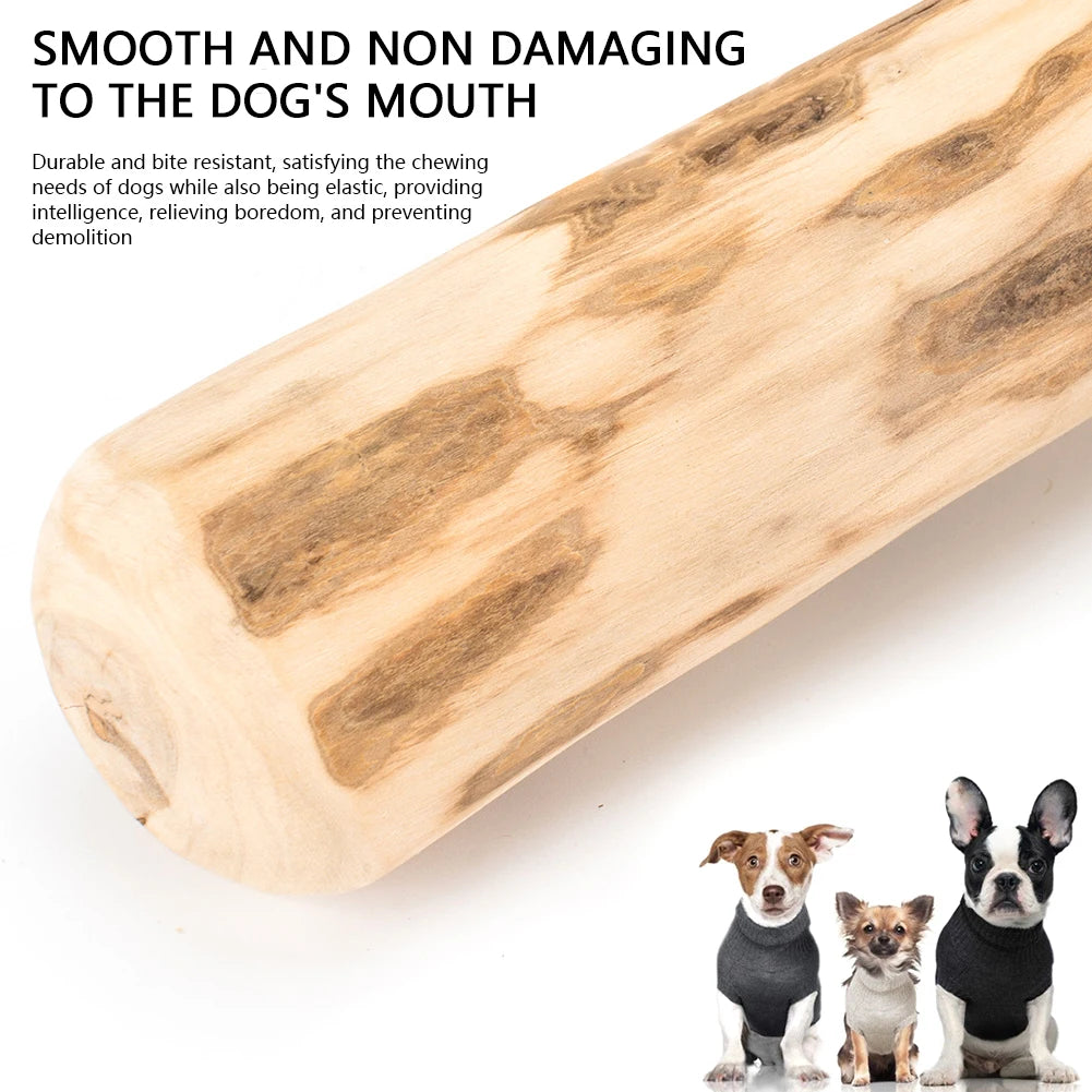 Coffee Wood Dog Chew Stick – Natural, Bite-Resistant Teeth Grinding Toy