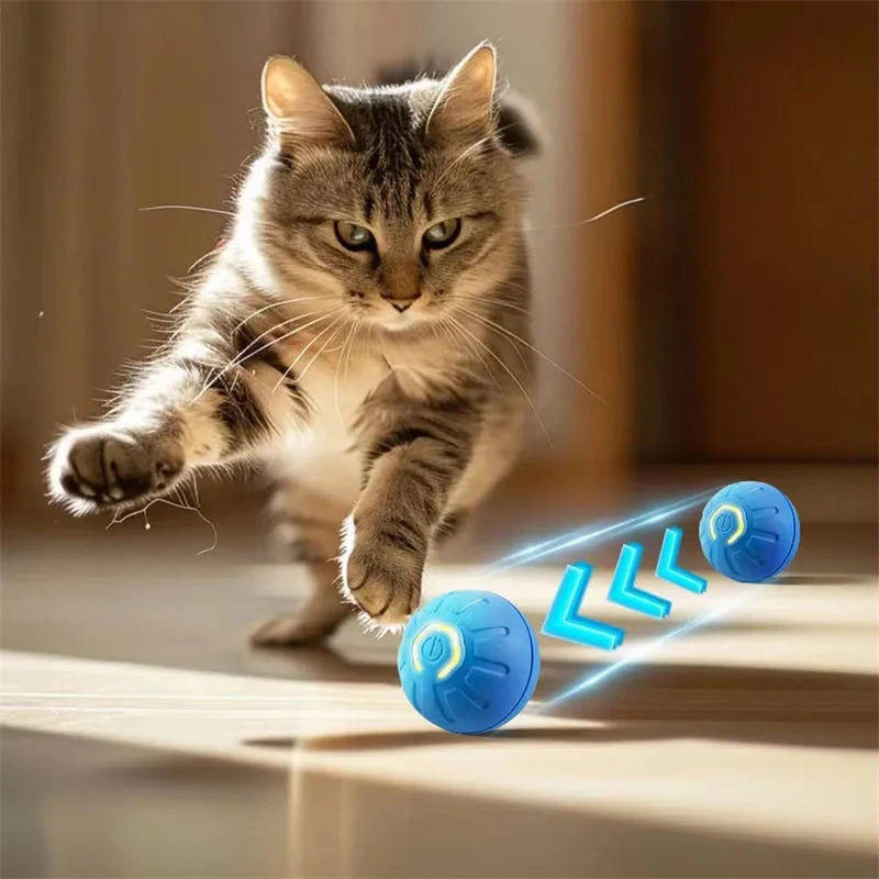 ⚡ Smart Interactive Dog and Cat Toy Ball – USB Rechargeable Moving & Bouncing Ball for Pets
