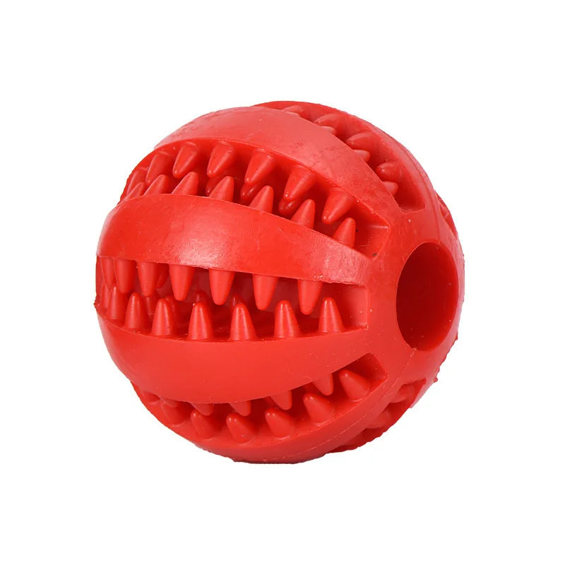 🎾 Interactive Rubber Chew Ball – Treat-Dispensing Toy for Dogs & Cats