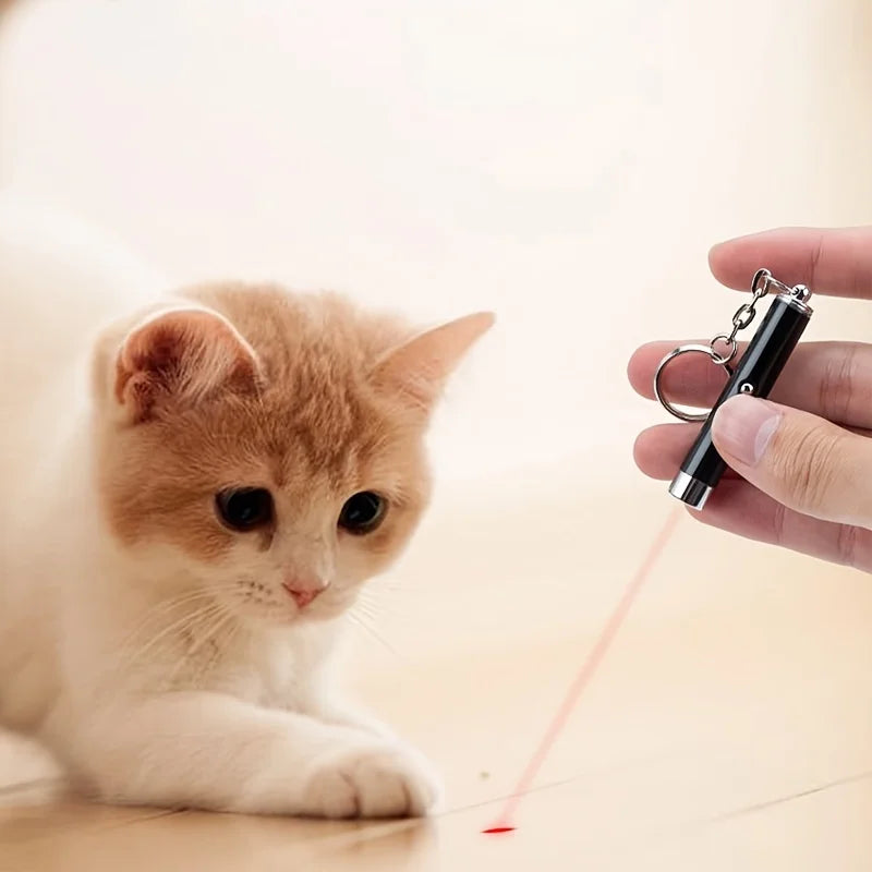 🔦 Cat Laser Pointer Toy – Interactive Light & Training Fun for Indoor Cats