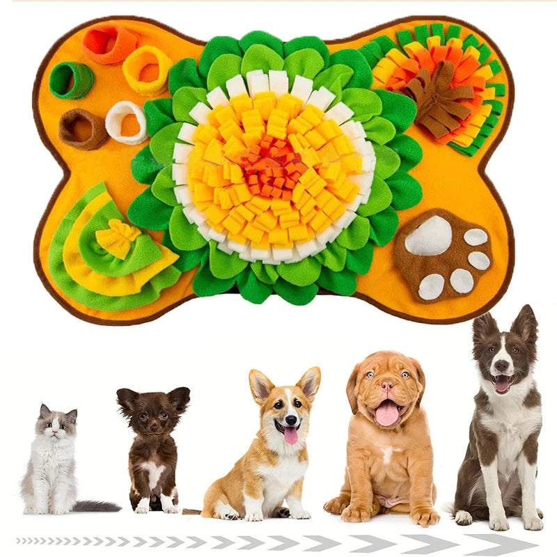 Snuffle Mat for Dogs – Interactive Foraging Puzzle & Slow Feeder Toy