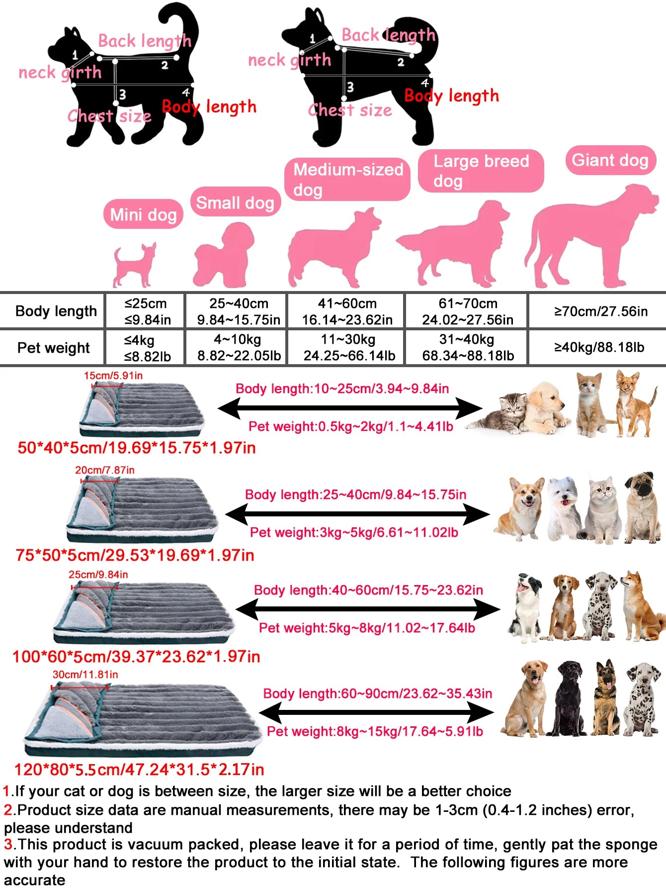 🛏️ Removable Dog Bed Mat – Washable Pet Cushion for Small and Medium Dogs