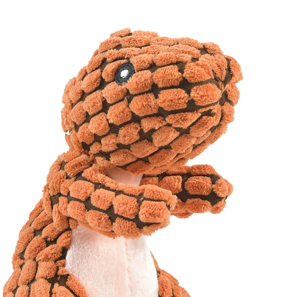 🦕 Plush Dinosaur Stuffed Dog Toy – Interactive & Stuffed Chew Toy for Dogs