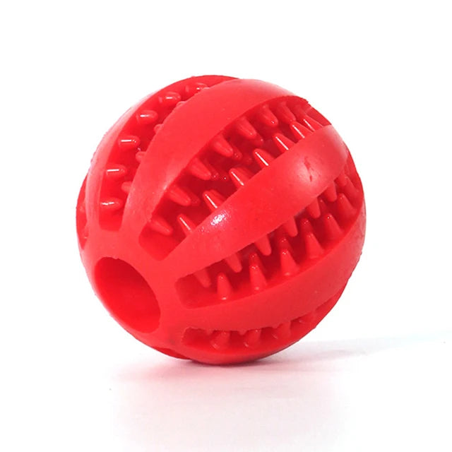 🐾 Silicone Interactive Dog Chew Ball – Bite-Resistant and Tooth-Cleaning Toy (5/6/7cm Sizes)