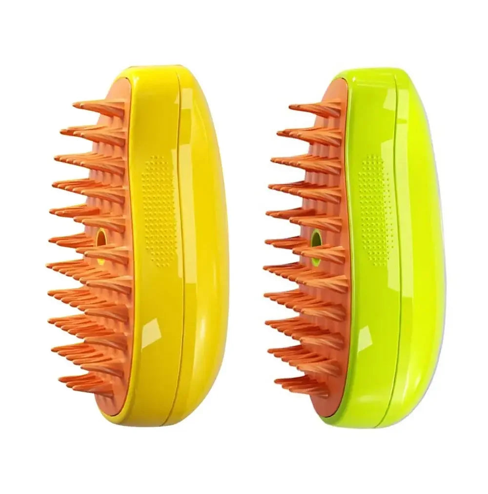 🐾 3-in-1 Electric Steamy Pet Grooming Brush – Shedding, Massage & Steam Spray Comb for Dogs & Cats