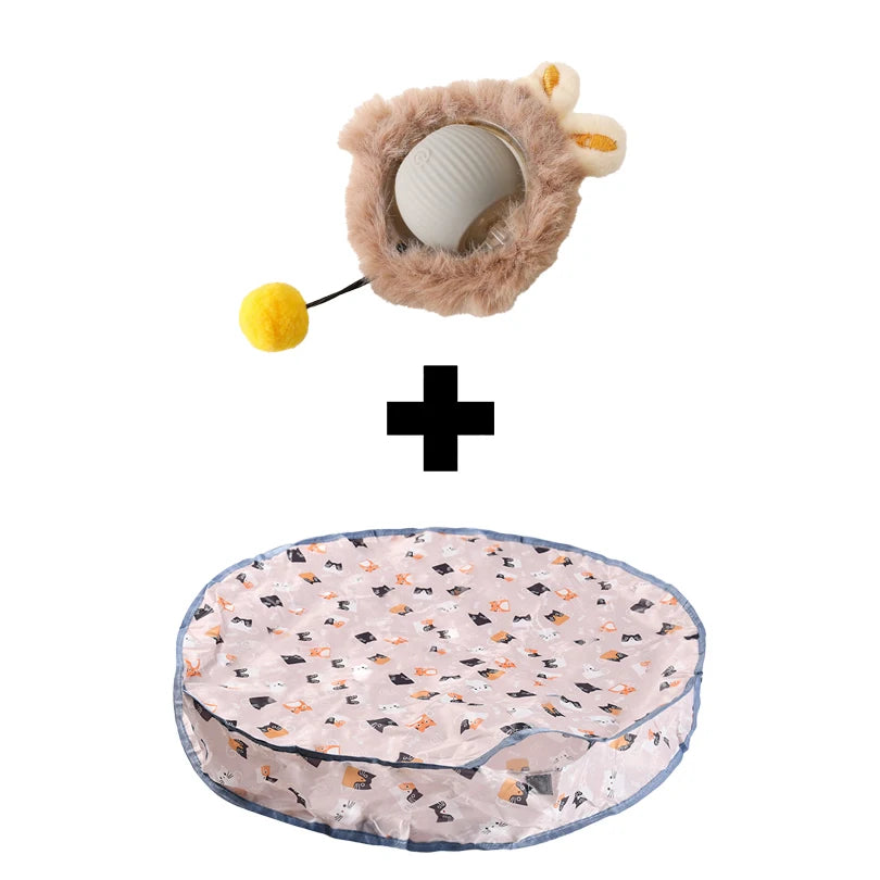 🐱 Motion-Activated Rolling Cat Toy – Fast Hide and Seek Fun for Cats
