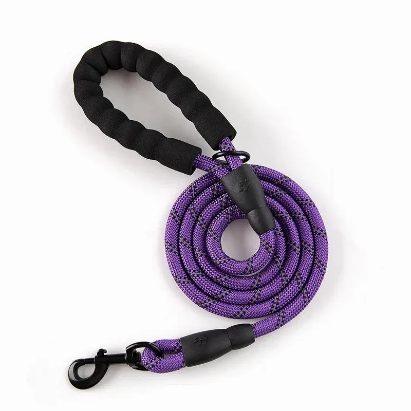 🦮 150cm Strong Dog Leash – Reflective & Heavy-Duty for All Dog Sizes