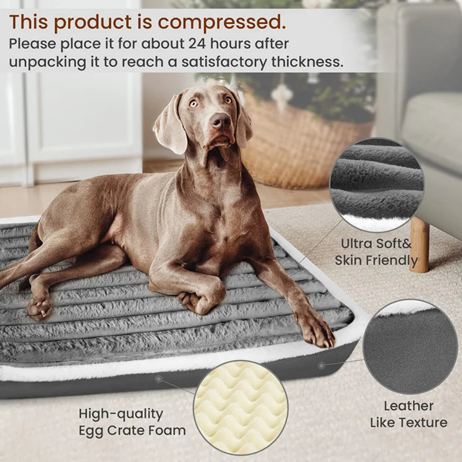 🛏️ Removable Dog Bed Mat – Washable Pet Cushion for Small and Medium Dogs