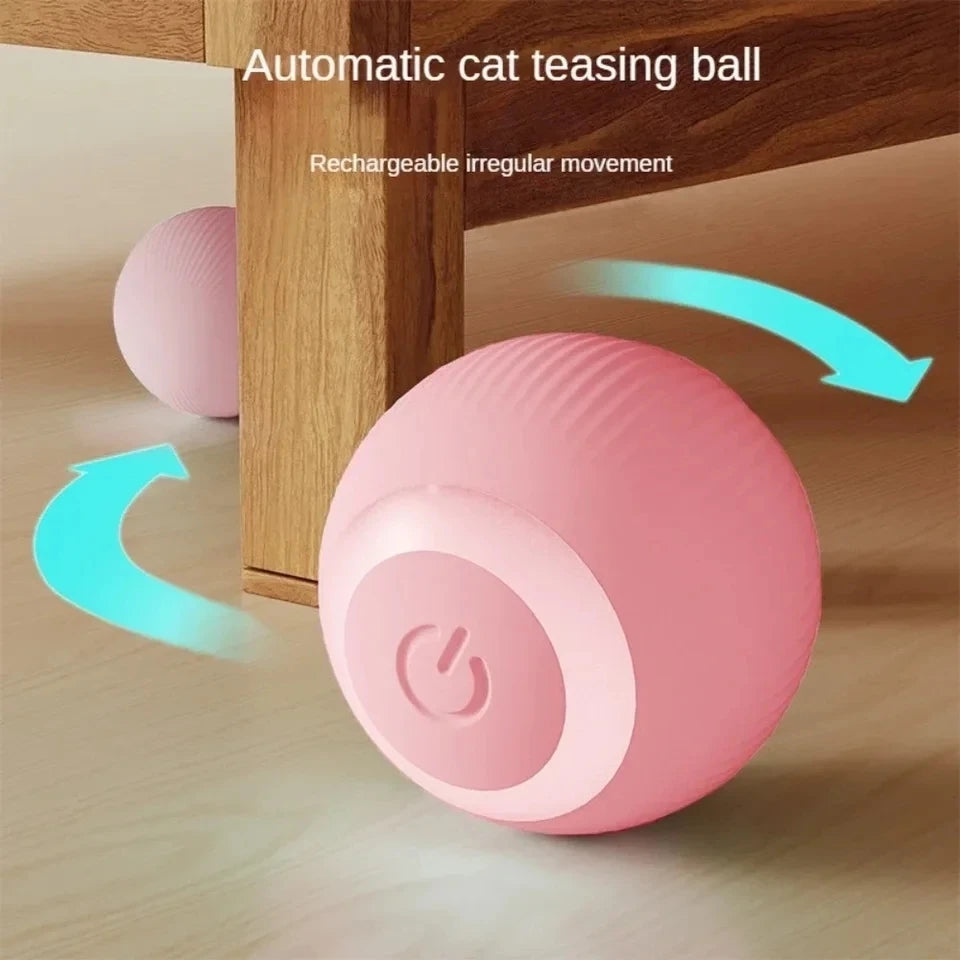 ⚡ Power Ball Cat Toy – USB Rechargeable Smart Rolling Ball for Indoor Cats