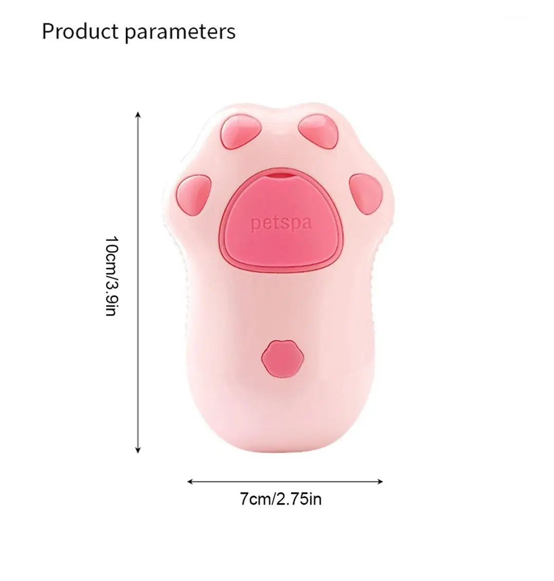 🛁 3-in-1 Electric Pet Steam Brush – Grooming, Hair Removal & Massage Comb for Cats & Dogs