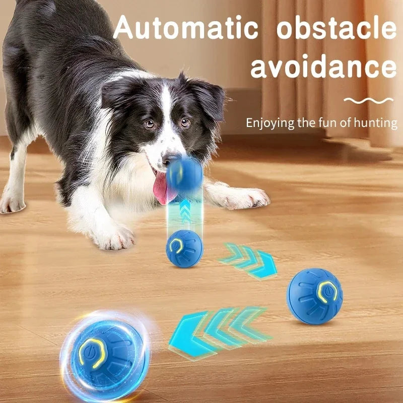⚡ Smart Interactive Dog and Cat Toy Ball – USB Rechargeable Moving & Bouncing Ball for Pets