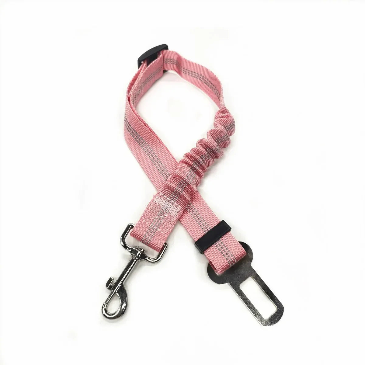 🚗 Adjustable Pet Car Seat Belt – Safety Harness Lead Clip for Dogs & Cats