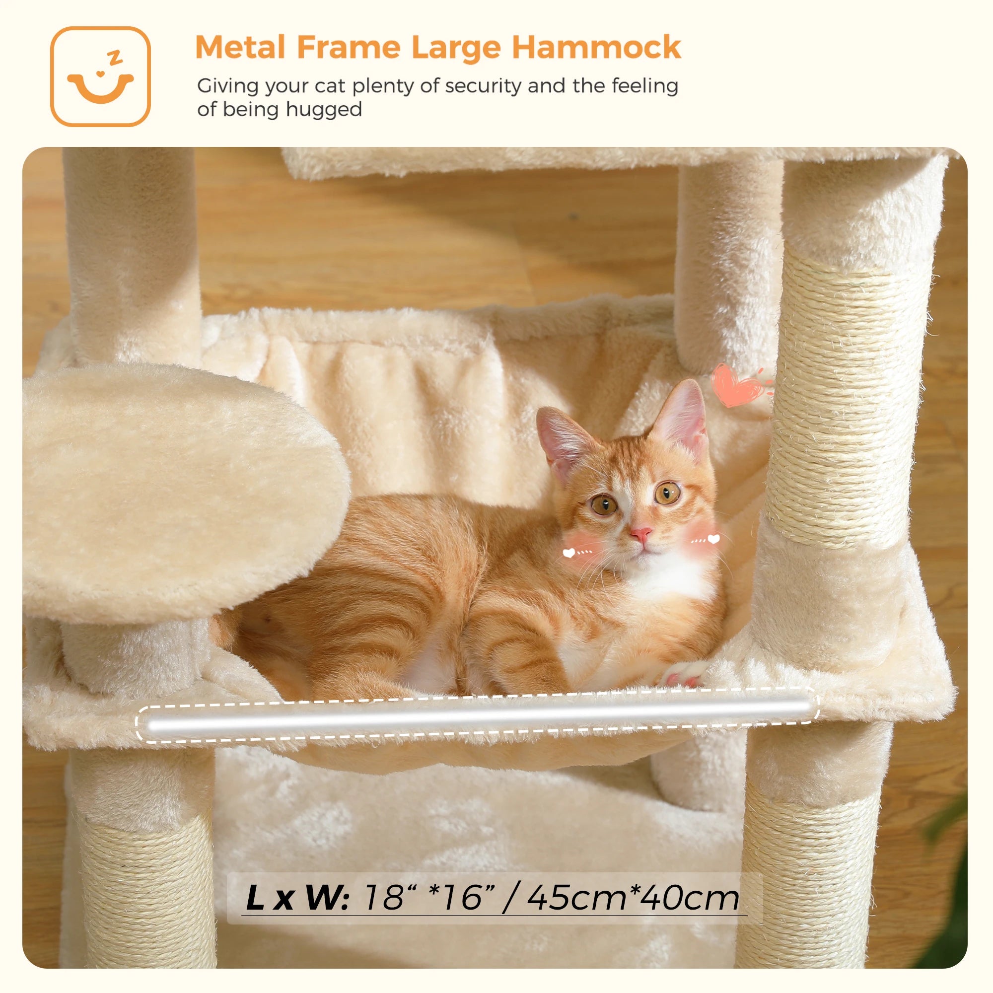 🐱 Multi-Level Luxury Cat Tree – Scratching Post Tower with Condo House for Indoor Cats