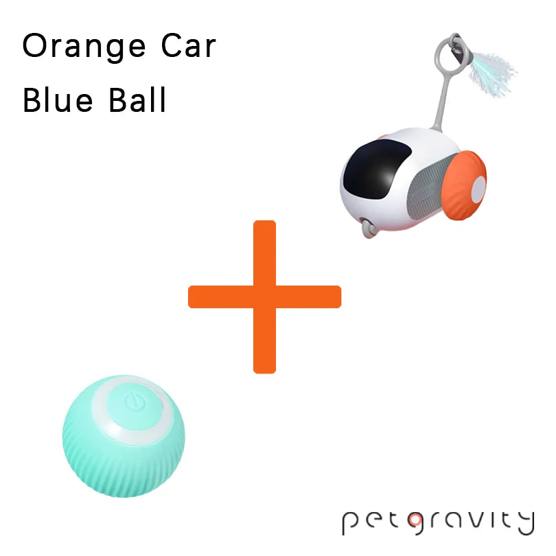 🚗 Smart Interactive Pet Car Toy – Remote-Controlled Fun for Cats and Dogs