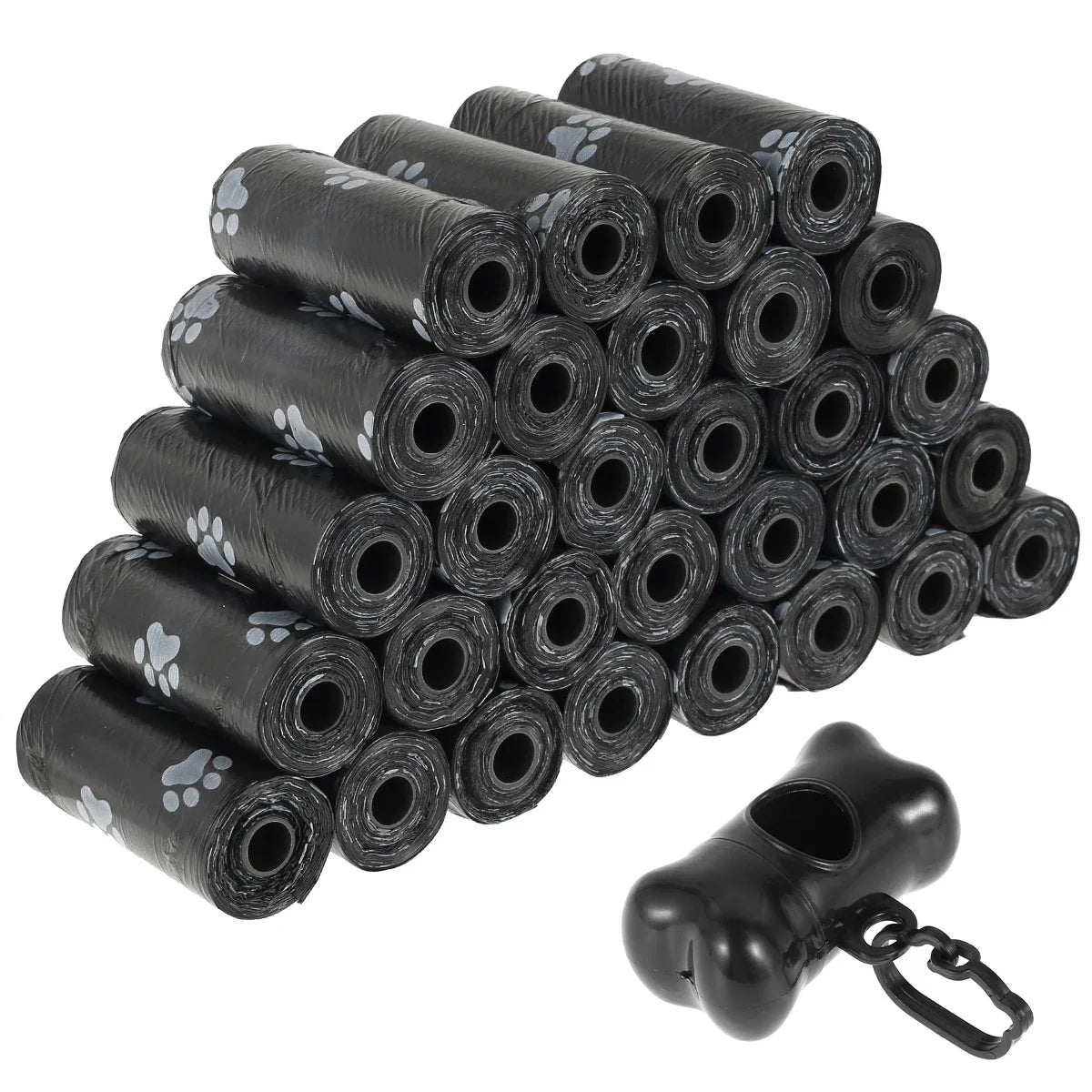 💩 Dog Poop Bags with Dispenser – 10/30/50 Roll Packs of Leak-Proof Pet Waste Bags